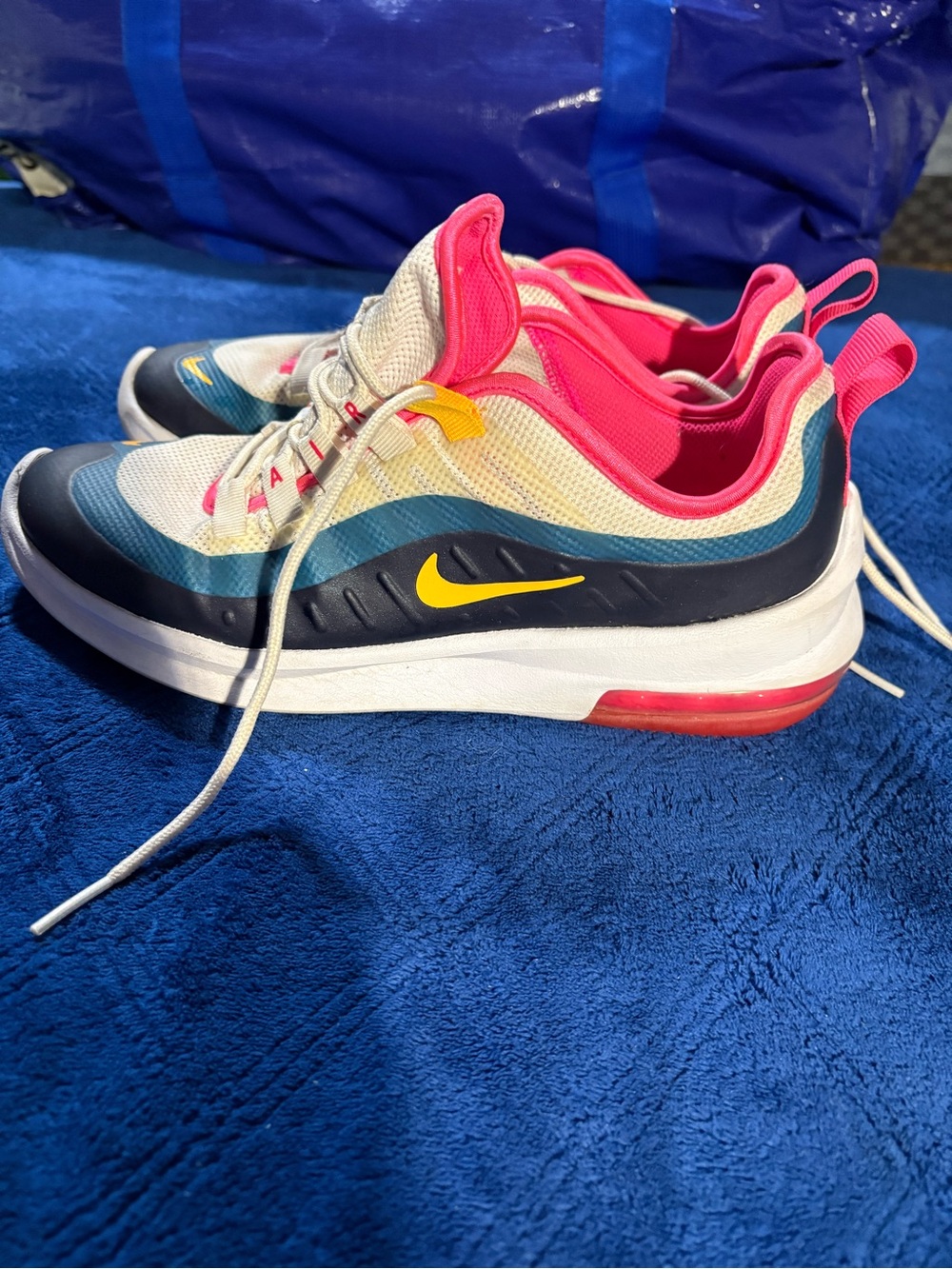 Nike Air Max Axis Women's Pink, white, Yellow & Blue Athletic Sneakers